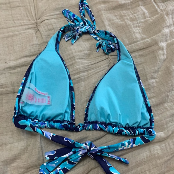 Lily Pulitzer Triangle Bikini Top - Picture 2 of 4